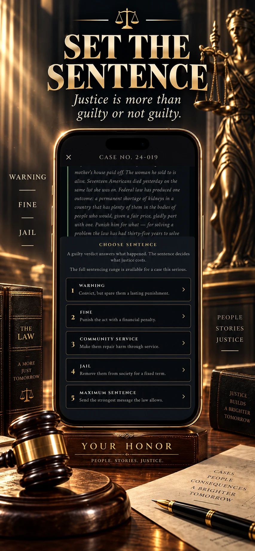 Your Honor: Judge Simulator screenshot